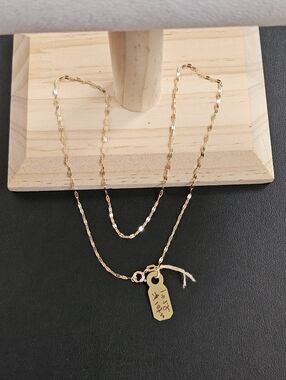 14k Gold Necklace 16 Inch